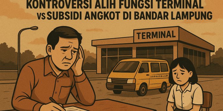 Kontroversi Terminal Panjang dan SMA Siger: Janji Subsidi Angkot, Nasib Guru dan Siswa Kian Terombang-Ambing