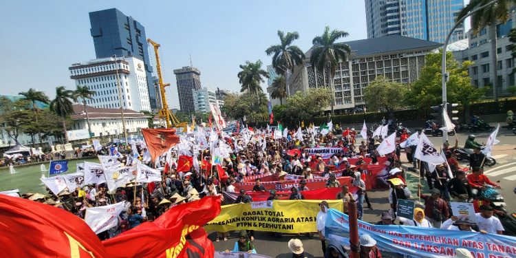 Puluhan Ribu Petani Kepung Jakarta di Hari Tani Nasional 2025, Desak Pemerintah Tuntaskan Krisis Agraria