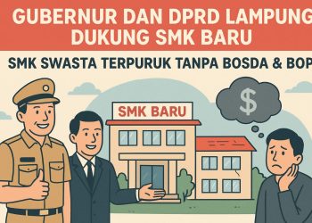 Geger Pendidikan Lampung: Gubernur dan DPRD Dukung SMK Baru, SMK Swasta Menjerit Tanpa BOSDA dan BOP