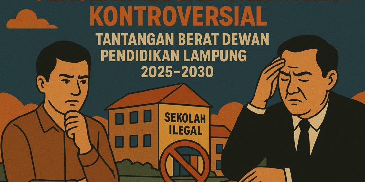 Sekolah Ilegal & Kebijakan Kontroversial Lampung: Dewan Pendidikan 2025-2030 di Ambang Ujian Berat