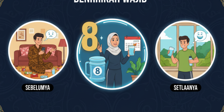 Minum Air Putih 8 Gelas Sehari, Benarkah Wajib?