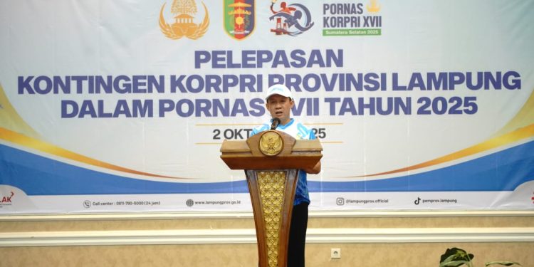 Gubernur Lampung Lepas 139 Atlet Korpri ke Pornas XVII di Palembang, Siap Ukir Prestasi Tingkat Nasional