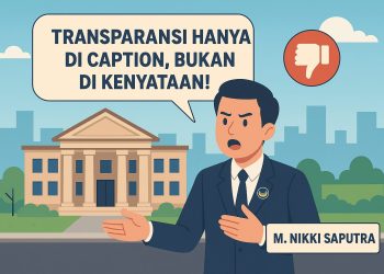 Politisi Muda NasDem M. Nikki Saputra Dikecam Publik: Transparansi Hanya di Caption, Bukan di Tindakan
