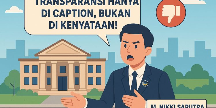 Politisi Muda NasDem M. Nikki Saputra Dikecam Publik: Transparansi Hanya di Caption, Bukan di Tindakan