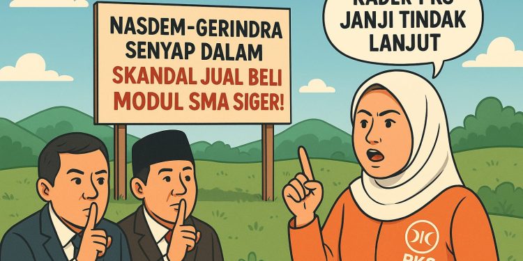 Nasdem dan Gerindra Bungkam, Skandal Jual Beli Modul SMA Siger Mengemuka! PKS Janji Tindak Lanjut