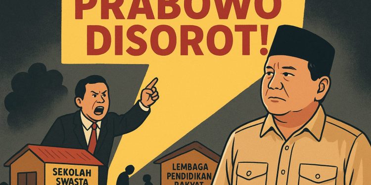 Prabowo Disorot! Gubernur Gerindra Dituding Matikan Sekolah Swasta dan Pendidikan Rakyat, Ada Apa dengan Dunia Pendidikan Indonesia?