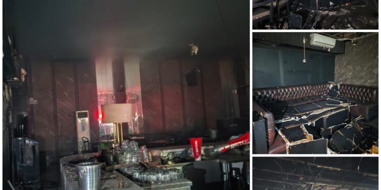 Bar dan Lounge Radar Space Ludes Terbakar! Diduga Akibat Human Error Saat Pengisian Daya Sisha Elektrik