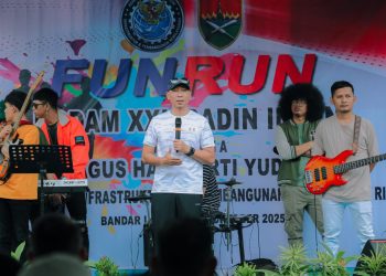 Gubernur Rahmat Mirzani Djausal Dampingi Menko AHY di Fun Run Bandar Lampung, Tanda Eratnya Kolaborasi Nasional untuk Majukan Pintu Gerbang Sumatera