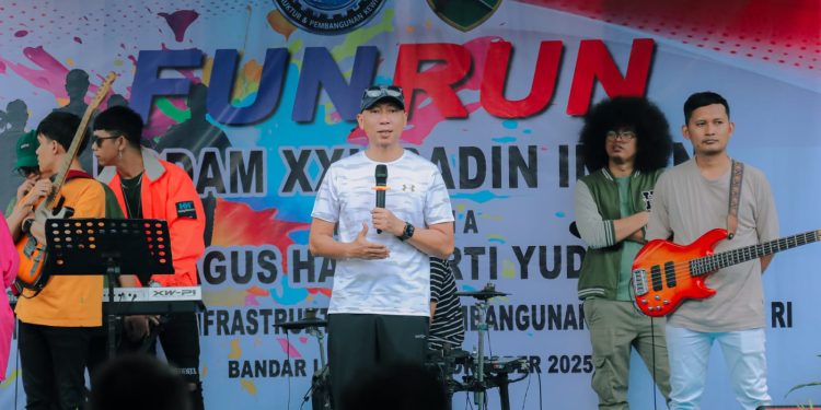 Gubernur Rahmat Mirzani Djausal Dampingi Menko AHY di Fun Run Bandar Lampung, Tanda Eratnya Kolaborasi Nasional untuk Majukan Pintu Gerbang Sumatera