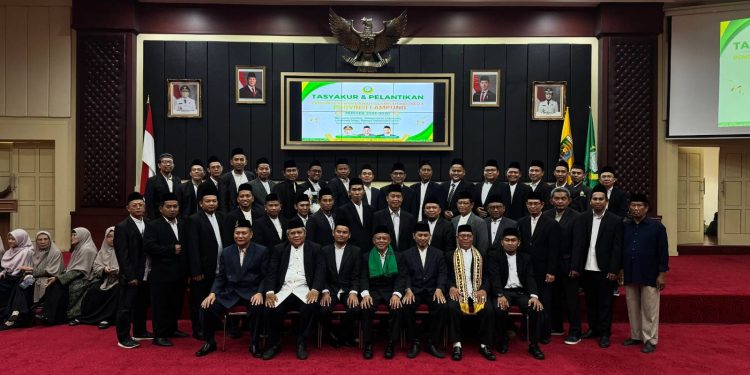 Dewan Da’wah Lampung Resmi Lantik Pengurus Baru 2025–2030, Dapat Apresiasi Tinggi Nasional