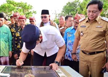 Bupati Lampung Selatan Resmikan Jalan Way Harong-Simpang Sidoharjo, Dorong Mobilitas dan Ekonomi Desa Agom
