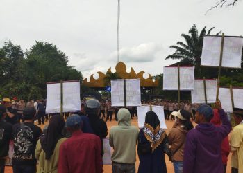 Ribuan Warga Tulang Bawang Turun ke Jalan, Tuntut Puluhan Ribu Hektar Lahan dari PT SGC!