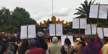 Ribuan Warga Tulang Bawang Turun ke Jalan, Tuntut Puluhan Ribu Hektar Lahan dari PT SGC!