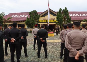 Polres Tanggamus Gelar Upacara Hari Pahlawan 2025: Wakapolres Tegaskan Pentingnya Semangat Juang dalam Pelayanan Publik