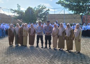 AKP Ferdo Elfianto Ajak Pelajar Bakauheni Jauhi Kenakalan Remaja dan Bahaya Narkoba, Ini Pesannya