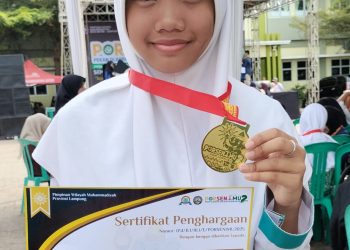 Dzafira Adelia Raih Juara 1 Baca Puisi PorseniMu Lampung, Tunjukkan Dominasi Pelajar MuAD Metro