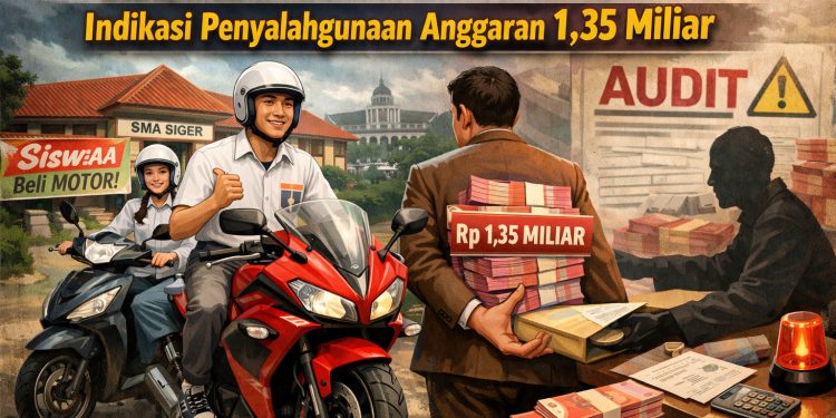 Indikasi Penyalahgunaan Anggaran Rp1,35 Miliar di SMA Siger Bandar Lampung