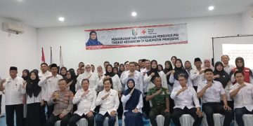 PMI Pringsewu Gelar Pelantikan Pengurus Kecamatan 2025-2030, Siap Perkuat Layanan Kemanusiaan dan Donor Darah