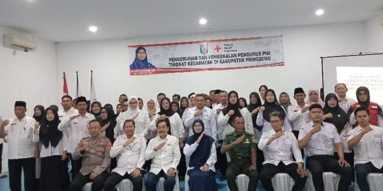 PMI Pringsewu Gelar Pelantikan Pengurus Kecamatan 2025-2030, Siap Perkuat Layanan Kemanusiaan dan Donor Darah
