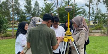 Pelatihan GNSS Kantor Pertanahan Pringsewu Perkuat Kompetensi Surveyor