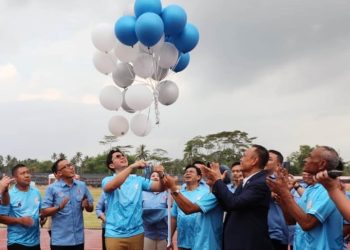 Pengurus KONI Lampung Selatan Resmi Dilantik di Stadion Jati