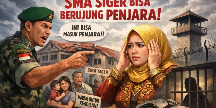 SMA Siger dan Risiko Penjara, Pangdam Ladam Tegaskan Negara Tak Boleh Kalah