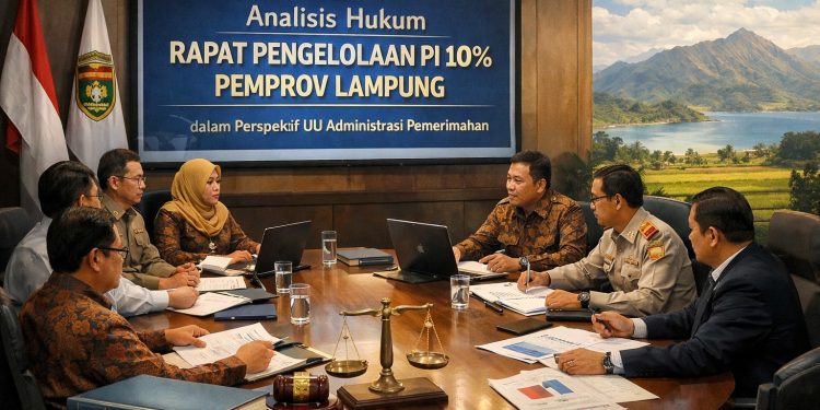 Pemprov Lampung Bahas PI 10% Saat Objek Masih Bersengketa, Langgar UU Administrasi?