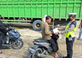 Enam Hari Razia, Satlantas Polres Pringsewu Dominan Tindak Pelanggar Motor