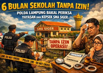 Yayasan SMA Siger Segera Diperiksa, Polisi Selidiki Penggunaan Aset Negara