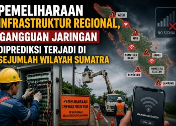 Pemeliharaan Sistem Regional Sumatra Berlangsung 12 Jam, Internet Berpotensi Putus