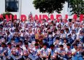 Ratusan Siswa SMAN 1 Bandar Lampung Antusias Serbu Pembagian Majalah Pendidikan Narasi