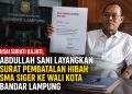 Desak Audit, Abdullah Sani Minta Dana Hibah Dikembalikan ke Kas Daerah