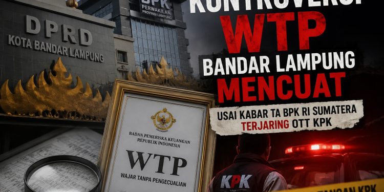 Kepercayaan Publik Terguncang, WTP Bandar Lampung Kembali Disorot