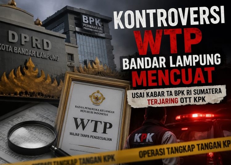 Kepercayaan Publik Terguncang, WTP Bandar Lampung Kembali Disorot