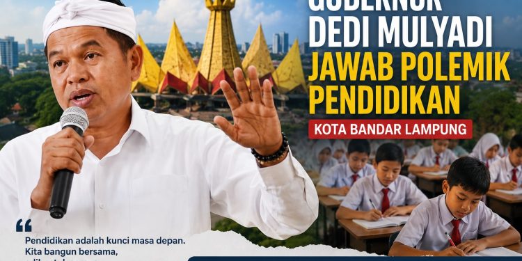 Pendidikan Bandar Lampung Jadi Perbincangan, Dedi Mulyadi Tawarkan Pendekatan Berbeda