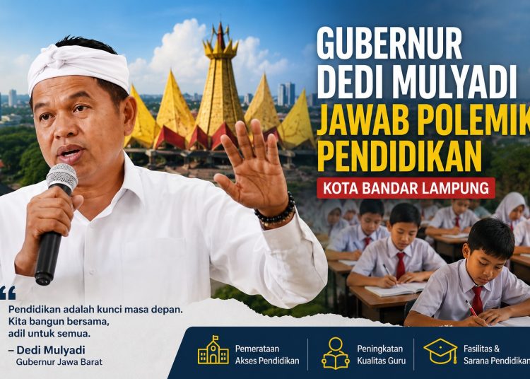 Pendidikan Bandar Lampung Jadi Perbincangan, Dedi Mulyadi Tawarkan Pendekatan Berbeda